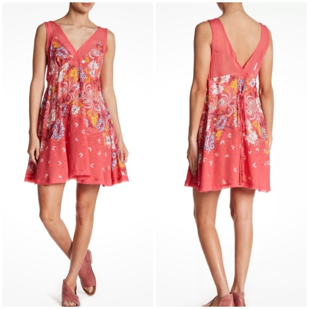 ⭐️closet closing 10/15⭐️Intimately Free People Longwood Printed Slip Dress